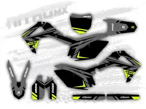 グラフィックセットはホンダ CRF 250 R CRF 250R 2014 2015 2016 2017 FLUO/NEON デカールに適合します。 Graphics Set Fits Honda CRF 250 R CRF 250R 2014 2015 2016 2017 FLUO/NEON Decal- 【並行輸入品】
