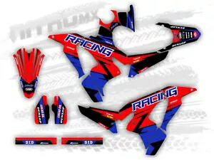 グラフィックセットはホンダ CRF 250 300 ラリー 2021 2022 2023 2024 装飾ステッカーに適合します。 Graphics Set Fits Honda CRF 250 300 RALLY 2021 2022 2023 2024 Decor Sticker- 【並行輸入品】