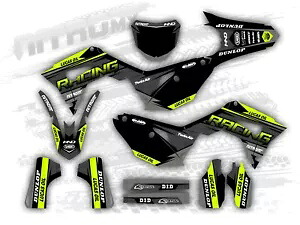 グラフィックセットはホンダ CRF 450 R CRF 450R 2017 2019 2019 FLUO/NEON 装飾に適合します。 Graphics Set Fits Honda CRF 450 R CRF 450R 2017 2019 2019 FLUO/NEON Decor- 【並行輸入品】