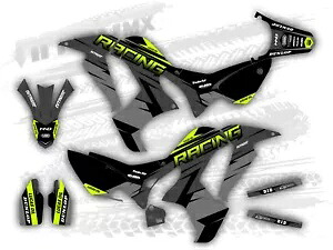 グラフィックセットはホンダ CRF 250L ラリー 2017 2018 2019 2020 FLUO/NEON 装飾に適合します。 Graphics Set Fits Honda CRF 250L RALLY 2017 2018 2019 2020 FLUO/NEON Decor- 【並行輸入品】