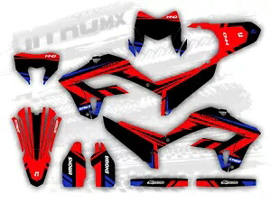 グラフィックセットはホンダ CRF 300L 300M 2021 2022 2023 2024 装飾ステッカーに適合します。 Graphics Set Fits Honda CRF 300L 300M 2021 2022 2023 2024 Decor Sticker- 【並行輸入品】