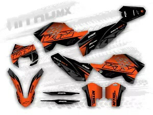 NitroMX グラフィックセット KTM EXC EXC-F 125 250 300 450 530 2008 2009 2010 2011- NitroMX Graphics Set for KTM EXC EXC-F 125 250 300 450 530 2008 2009 2010 2011- 【並行輸入品】