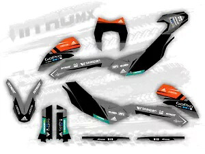 グラフィックマッチング KTM SMC 690 2008 2009 2010 2011 Supermoto 装飾ステッカー- Graphics matching KTM SMC 690 2008 2009 2010 2011 Supermoto decor sticker- 【並行輸入品】