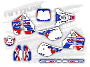 グラフィックセットマッチングホンダ CR 125 R CR 125R 1989 1990 装飾ステッカー- Graphics set matching Honda CR 125 R CR 125R 1989 1990 decor sticker- 【並行輸入品】