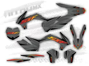 グラフィックセットは、KTM SX SXF 125 250 350 450 2013 2014 SX 250 2016 装飾に適合します。 Graphics Set Fits KTM SX SXF 125 250 350 450 2013 2014 SX 250 2016 Decor- 【並行輸入品】