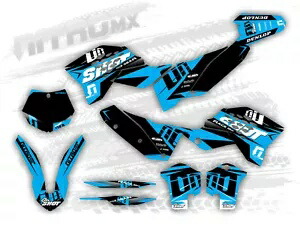 NitroMX グラフィックセット KTM SX SXF 125 250 450 2007 2008 2009 2010 装飾- NitroMX Graphics Set for KTM SX SXF 125 250 450 2007 2008 2009 2010 Decor- 【並行輸入品】