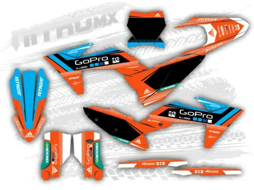 NitroMX グラフィックス KTM SX SXF SX-F XC XC-F 2023 2024 ステッカーモトクロス装飾- NitroMX Graphics for KTM SX SXF SX-F XC XC-F 2023 2024 Sticker Motocross Decor- 【並行輸入品】