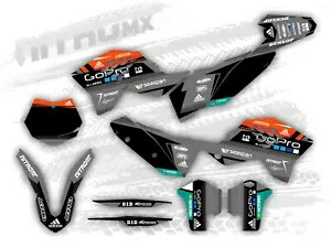 NitroMX グラフィックセット KTM SX SXF 125 250 450 2007 2008 2009 2010 装飾- NitroMX Graphics Set for KTM SX SXF 125 250 450 2007 2008 2009 2010 Decor- 【並行輸入品】