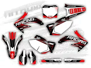 グラフィックセットマッチングホンダ CRF 450 R CRF 450R 2005 2006 2007 2008 装飾ステッカー- Graphics set matching Honda CRF 450 R CRF 450R 2005 2006 2007 2008 decor sticker- 【並行輸入品】