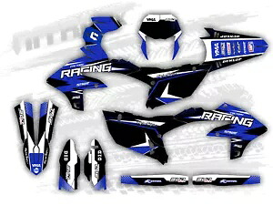 グラフィックセットはヤマハ WR450F WR 450F 2024 2025 WRF 装飾ステッカーに適合します。 Graphics Set Fits Yamaha WR450F WR 450F 2024 2025 WRF Decor Sticker- 【並行輸入品】