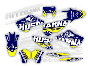 グラフィックセットは、Husqvarna TE FE 125 250 300 350 450 501 2014 2015 2016 装飾に適合します。 Graphics Set Fits Husqvarna TE FE 125 250 300 350 450 501 2014 2015 2016 Decor- 【並行輸入品】