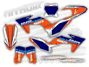 NitroMX グラフィックス KTM SX SXF SX-F XC XC-F 2023 2024 ステッカーモトクロス装飾- NitroMX Graphics for KTM SX SXF SX-F XC XC-F 2023 2024 Sticker Motocross Decor- 【並行輸入品】