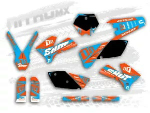 NitroMX グラフィックセット KTM SX SXF 125 250 450 525 2005 2006 装飾ステッカー- NitroMX Graphics Set for KTM SX SXF 125 250 450 525 2005 2006 Decor Sticker- 【並行輸入品】