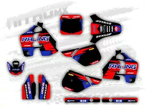 グラフィックセットマッチングホンダ CR 125 R CR 125R 1989 1990 装飾ステッカー- Graphics set matching Honda CR 125 R CR 125R 1989 1990 decor sticker- 【並行輸入品】