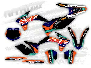 NitroMX グラフィックセット KTM SX SXF 125 250 350 450 2011 2012 装飾ステッカー- NitroMX Graphics Set for KTM SX SXF 125 250 350 450 2011 2012 Decor Sticker- 【並行輸入品】