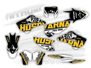 グラフィックセットは、Husqvarna TE FE 125 250 300 350 450 501 2014 2015 2016 装飾に適合します。 Graphics Set Fits Husqvarna TE FE 125 250 300 350 450 501 2014 2015 2016 Decor- 【並行輸入品】