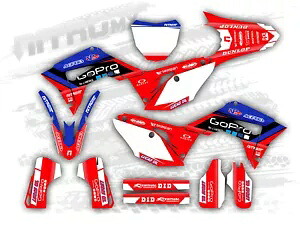 グラフィックセットマッチングホンダ CRF 450 R CRF 450R 2017 2018 2019 2020 装飾ステッカー- Graphics set matching Honda CRF 450 R CRF 450R 2017 2018 2019 2020 decor sticker- 【並行輸入品】