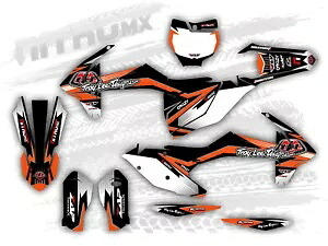NitroMX グラフィックセット KTM SX SXF XC XCF 125 250 350 450 2016 2017 2018 装飾- NitroMX Graphics Set for KTM SX SXF XC XCF 125 250 350 450 2016 2017 2018 Decor- 【並行輸入品】