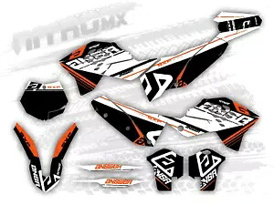 NitroMX グラフィックセット KTM SX SXF 125 250 450 2007 2008 2009 2010 装飾- NitroMX Graphics Set for KTM SX SXF 125 250 450 2007 2008 2009 2010 Decor- 【並行輸入品】