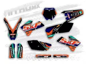 NitroMX グラフィックセット KTM SX SXF 125 250 450 525 2005 2006 装飾ステッカー- NitroMX Graphics Set for KTM SX SXF 125 250 450 525 2005 2006 Decor Sticker- 【並行輸入品】 50,160円