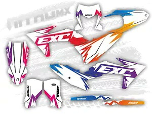 グラフィックセットは、KTM EXC EXC-F XC-W XCF-W 125 250 350 450 500 2024 2025 装飾に適合します。 Graphics Set Fits KTM EXC EXC-F XC-W XCF-W 125 250 350 450 500 2024 2025 Decor- 【並行輸入品】