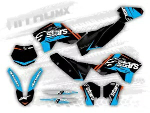 NitroMX グラフィックセット KTM SX SXF 125 250 450 2007 2008 2009 2010 装飾- NitroMX Graphics Set for KTM SX SXF 125 250 450 2007 2008 2009 2010 Decor- 【並行輸入品】