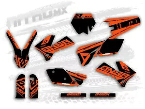 NitroMX グラフィックセット KTM SX SXF 125 250 450 525 2005 2006 装飾ステッカー- NitroMX Graphics Set for KTM SX SXF 125 250 450 525 2005 2006 Decor Sticker- 【並行輸入品】