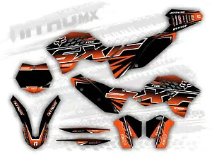 NitroMX グラフィックセット KTM SX SXF 125 250 450 2007 2008 2009 2010 装飾- NitroMX Graphics Set for KTM SX SXF 125 250 450 2007 2008 2009 2010 Decor- 【並行輸入品】