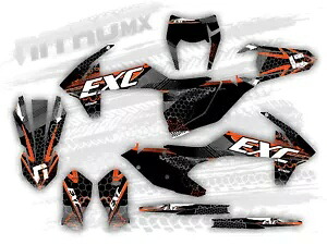 NitroMX グラフィックス KTM EXC-F XC-W 125 250 350 450 500 2017 2018 2019 装飾- NitroMX Graphics for KTM EXC-F XC-W 125 250 350 450 500 2017 2018 2019 Decor- 【並行輸入品】