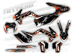 NitroMX グラフィックス KTM EXC-F 125 250 300 350 450 2014 2015 2016 エンデューロ装飾用 NitroMX Graphics for KTM EXC-F 125 250 300 350 450 2014 2015 2016 Enduro Decor- 【並行輸入品】