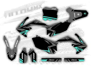 グラフィックセットマッチングホンダ CRF 250 R CRF 250R 2010 2011 2012 2013 装飾ステッカー- Graphics set matching Honda CRF 250 R CRF 250R 2010 2011 2012 2013 decor sticker- 【並行輸入品】