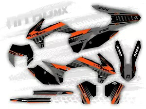 NitroMX グラフィックス KTM EXC-F 125 250 300 350 450 2014 2015 2016 エンデューロ装飾用 NitroMX Graphics for KTM EXC-F 125 250 300 350 450 2014 2015 2016 Enduro Decor- 【並行輸入品】