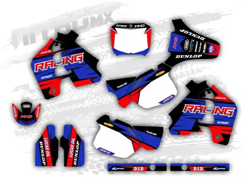 Honda CR 500R 1989 - 1993 1994 1995 1997 1998 1999 2000 2001-に適合するグラフィック。 Graphics matching Honda CR 500R 1989 - 1993 1994 1995 1997 1998 1999 2000 2001- 【並行輸入品】