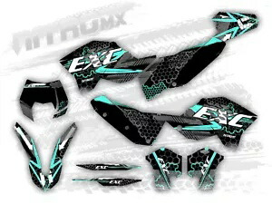 NitroMX グラフィックセット KTM EXC EXC-F 125 250 300 450 530 2008 2009 2010 2011- NitroMX Graphics Set for KTM EXC EXC-F 125 250 300 450 530 2008 2009 2010 2011- 【並行輸入品】