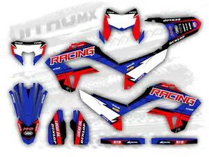 グラフィックセットはホンダ CRF 300L 300M 2021 2022 2023 2024 装飾ステッカーに適合します。 Graphics Set Fits Honda CRF 300L 300M 2021 2022 2023 2024 Decor Sticker- 【並行輸入品】