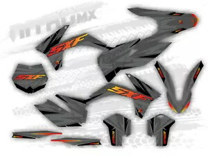 グラフィックセットは、KTM SX SXF 125 250 350 450 2011 2012 装飾に適合します。 Graphics Set Fits KTM SX SXF 125 250 350 450 2011 2012 Decor- 【並行輸入品】