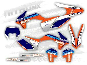 NitroMX グラフィックス KTM EXC-F 125 250 300 350 450 2014 2015 2016 エンデューロ装飾用 NitroMX Graphics for KTM EXC-F 125 250 300 350 450 2014 2015 2016 Enduro Decor- 【並行輸入品】