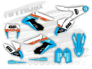 NitroMX グラフィックス KTM フリーライド 250 E-XC 2018 2019 2020 2021 2022 2023 装飾- NitroMX Graphics for KTM Freeride 250 E-XC 2018 2019 2020 2021 2022 2023 Decor- 【並行輸入品】