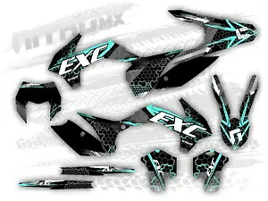 NitroMX グラフィックス KTM EXC-F 125 250 300 350 450 2014 2015 2016 エンデューロ装飾用 NitroMX Graphics for KTM EXC-F 125 250 300 350 450 2014 2015 2016 Enduro Decor- 【並行輸入品】