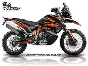 新しいグラフィックキット ktm 890 790 アドベンチャーグラフィックデカールステッカーキット (KH-BO) NEW Graphic kit for ktm 890 790 Adventure Graphic Decal Sticker Kit (KH-BO) 【並行輸入品】