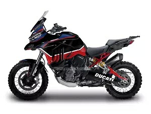DUCATI Multistrada V4 S 用 NEW グラフィックキット フルグラフィックキット (RSS-BLR) NEW Graphic kit for DUCATI Multistrada V4 S Full Graphic kit (RSS-BLR) 【並行輸入品】