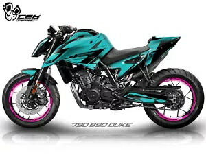 新しいグラフィックキット ktm 890 790 DUKE グラフィックデカールステッカーキット (BR2-M) NEW Graphic kit for ktm 890 790 DUKE Graphic Decal Sticker Kit (BR2-M) 【並行輸入品】