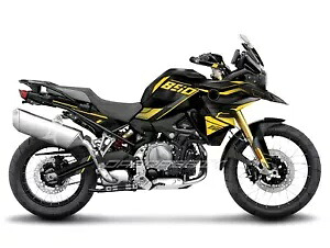 BMW F850GS/F750GS (2017~)/F800GS (2024~) 用 NEW グラフィックキット デカールキット (TRP-BY) NEW Graphic kit for BMW F850GS/F750GS (2017~)/F800GS (2024~) Decal Kit (TRP-BY) 【並行輸入品】