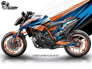 新しいグラフィックキット ktm 890 790 DUKE グラフィックデカールステッカーキット (MS-W) NEW Graphic kit for ktm 890 790 DUKE Graphic Decal Sticker Kit (MS-W) 【並行輸入品】