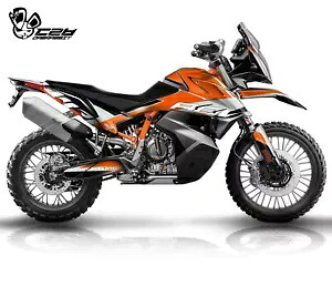 新しいグラフィックキット ktm 890 790 アドベンチャーグラフィックデカールステッカーキット (BK2-O) NEW Graphic kit for ktm 890 790 Adventure Graphic Decal Sticker Kit (BK2-O) 【並行輸入品】｜カスタムパーツ WORLD倉庫