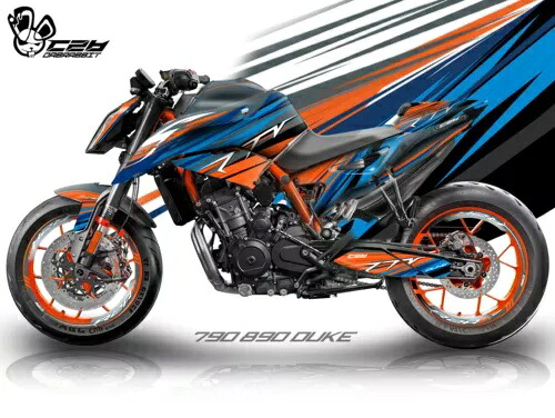 新しいグラフィックキット ktm 890 790 DUKE グラフィックデカールステッカーキット (MS-G) NEW Graphic kit for ktm 890 790 DUKE Graphic Decal Sticker Kit (MS-G) 【並行輸入品】｜カスタムパーツ WORLD倉庫