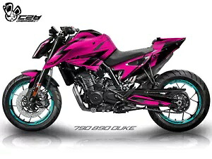 新しいグラフィックキット ktm 890 790 DUKE グラフィックデカールステッカーキット (BR2-PK) NEW Graphic kit for ktm 890 790 DUKE Graphic Decal Sticker Kit (BR2-PK) 【並行輸入品】