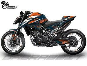 新しいグラフィックキット ktm 890 790 DUKE グラフィックデカールステッカーキット (SHR-ONW) NEW Graphic kit for ktm 890 790 DUKE Graphic Decal Sticker Kit (SHR-ONW) 【並行輸入品】