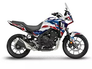 ホンダ NX500 (2024~) 用 NEW グラフィックキット デカール ステッカー キット (AT-W) NEW Graphic kit for Honda NX500 (2024~) Decal Sticker Kit (AT-W) 【並行輸入品】