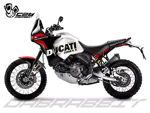 DUCATI Desert X 用の新しいグラフィックキット デカール ステッカー (HF-WB) New Graphic kit for DUCATI Desert X Decal Sticker (HF-WB) 【並行輸入品】｜カスタムパーツ WORLD倉庫